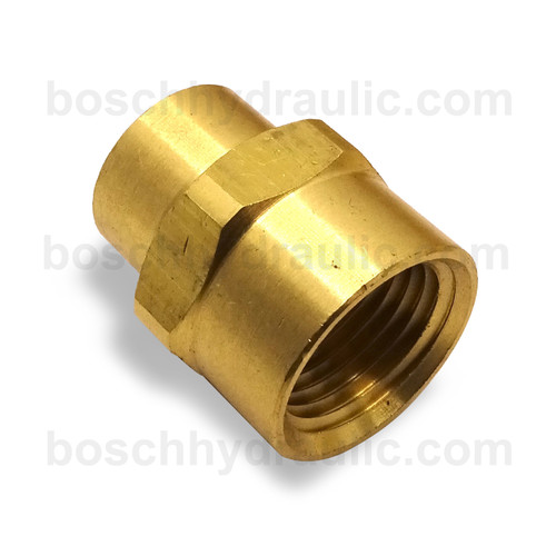 Brass NPT F -24 X NPT F -24 Coupler