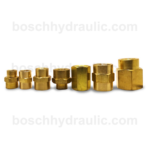 Brass NPT F -40 X NPT F -40 Coupler