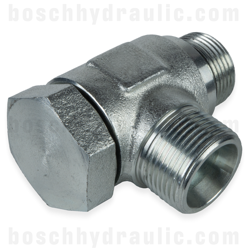 M18X1.5 DIN ELASTOMER SEAL BANJO MALE X 12S DIN MALE 90°