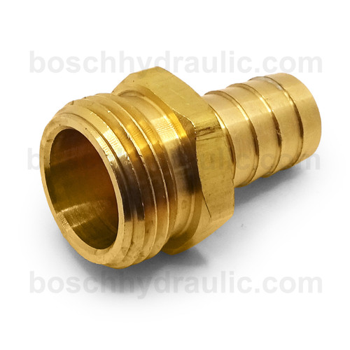 BRASS M GARDEN HOSE STEM -10