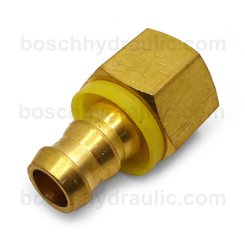 BRASS NPT F -12 X PUSH ON -08