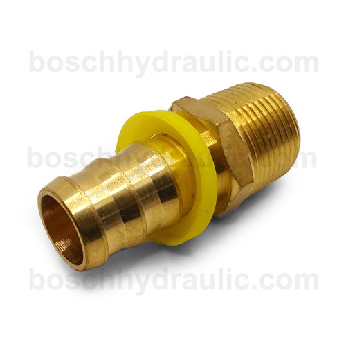 BRASS NPT M -08 X PUSH ON -12
