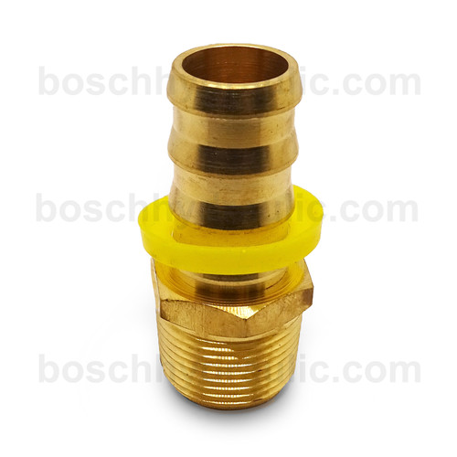 BRASS NPT M -16 X PUSH ON -16