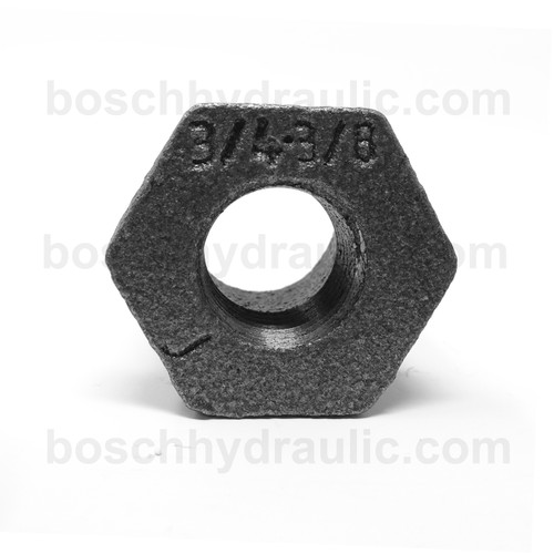 Black Pipe NPT M -12 X NPT F -08