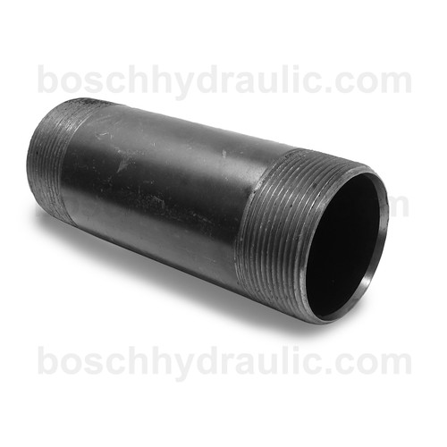 Black Pipe NPT -32 X NPT -32 Long Nipple; 6 in