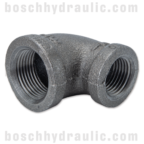 BLACK PIPE NPT F -12 X NPT F -08 90° ELBOW