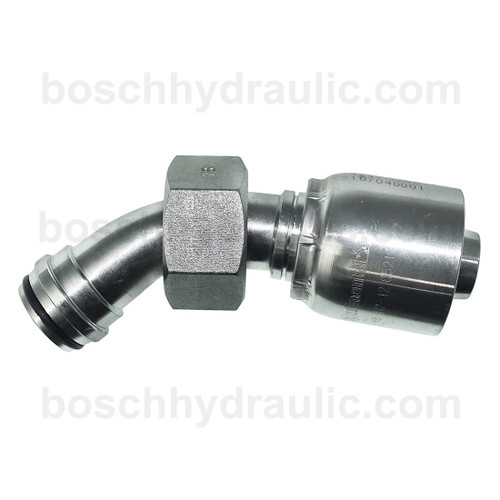 B2 SERIES: Hose -12 X DIN F 22L; 45° Elbow