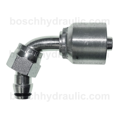 B2 SERIES: Hose -04 X DIN F 10L; 90° Elbow