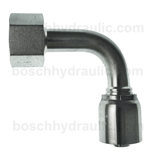 B2 SERIES: Hose -08 X DIN F 16S; 90° Long Elbow