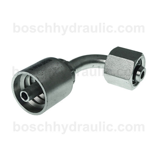B2 SERIES: Hose -04 X DIN F 10S; 90° Elbow