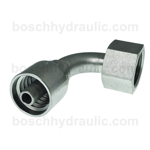 B2 SERIES: Hose -06 X DIN F 14S; 90° Elbow