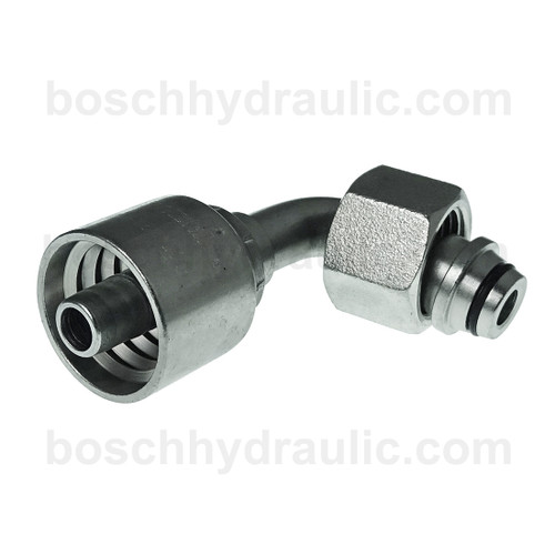 B2 SERIES: Hose -08 X DIN F 16S; 90° Elbow