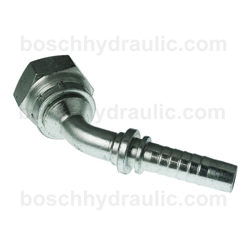 X SERIES: Hose -06 X BSP F -08; 45° Elbow