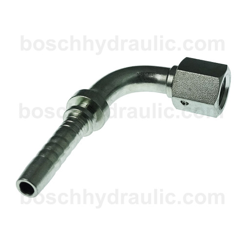 X SERIES: Hose -04 X BSP F -02; 90° Elbow
