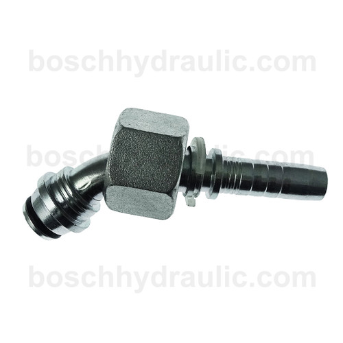 X SERIES: Hose -12 X DIN F 25S; 45° Elbow