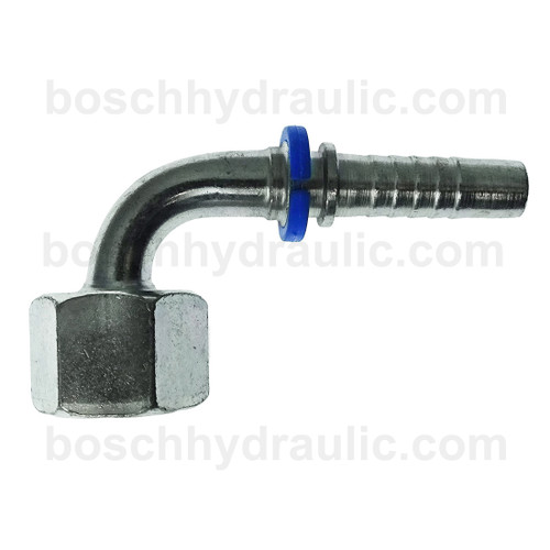 X SERIES: Hose -06 X DIN F 10S; 90° Elbow