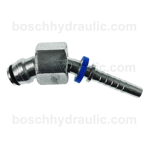 X SERIES: Hose -05 X DIN F 10L; 45° Elbow