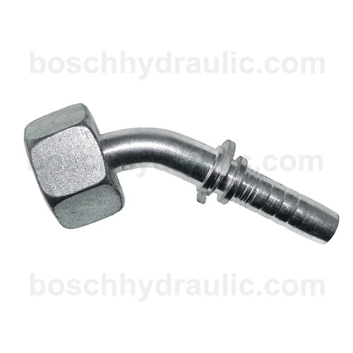 X SERIES: Hose -06 X DIN F 15L; 45° Elbow
