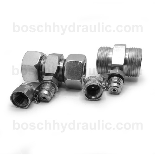 PRESSURE TEST POINT MALE M16X2.0 X DIN MALE 25S BRANCH TEE