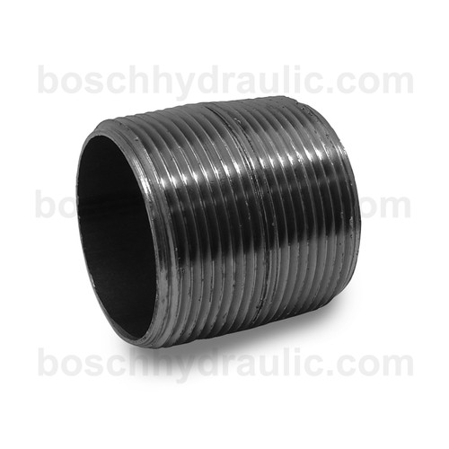 Black Pipe NPT -24 X NPT -24 Close Nipple