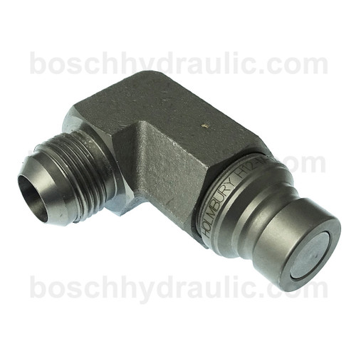 FF Coupler 5075 PSI -12 JIC Male, 90 ELB