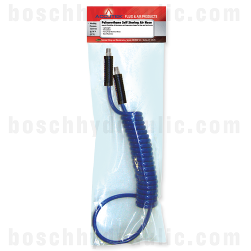 3/8" NPT 12' POLY SELF STORE AIR ASSEMBLY