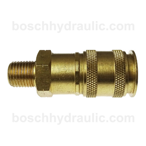 UNI 1/4 Auto Coupler X 1/4 NPT M Steel