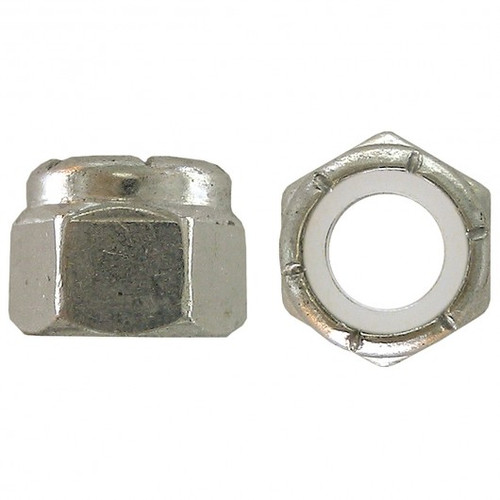 7/16-14 Lock Nut 8 UNC PLTD