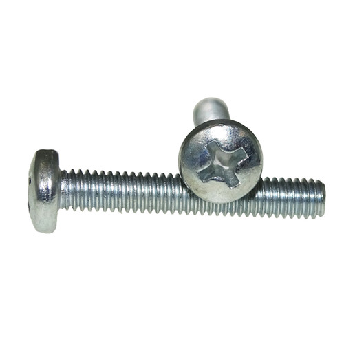 M6-1.0X25 MET MACHINE SCREW PLTD