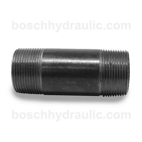 Black Pipe NPT -20 X NPT -20 Long Nipple; 4 in