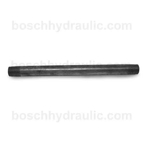 Black Pipe NPT -02 X NPT -02 Long Nipple; 6 in