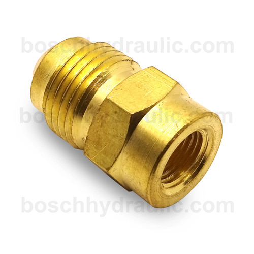 BRASS NPT F -04 X SAE 45 M -06