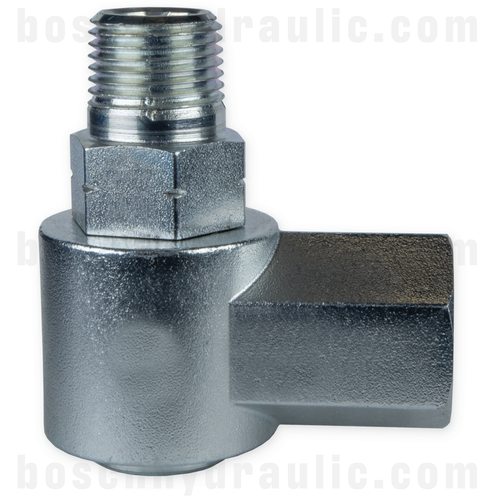 -08 NPT LIVE SWIVEL MALE X -08 NPT FEMALE 90°