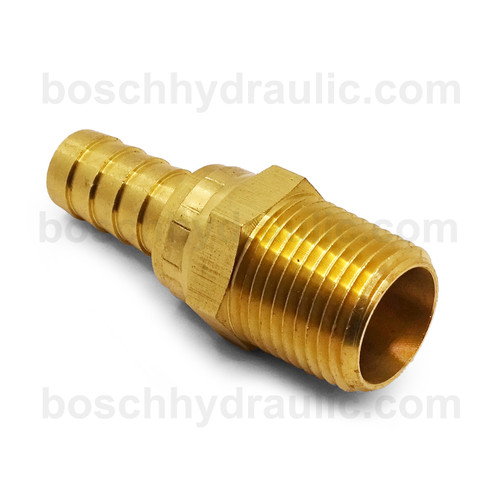 BRASS NPT M SWIVEL -08 X STEM -08