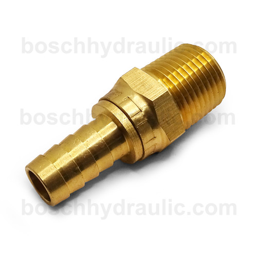 BRASS NPT M SWIVEL -02 X STEM -04
