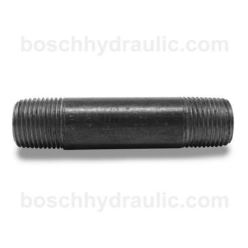 Black Pipe NPT -08 X NPT -08 Long Nipple; 3.5 in