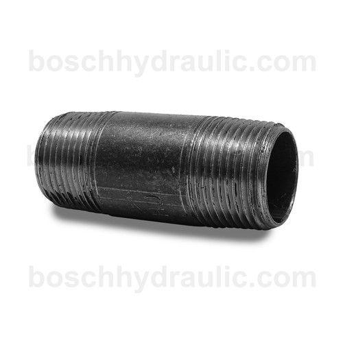 Black Pipe NPT -12 X NPT -12 Long Nipple; 2.5 in