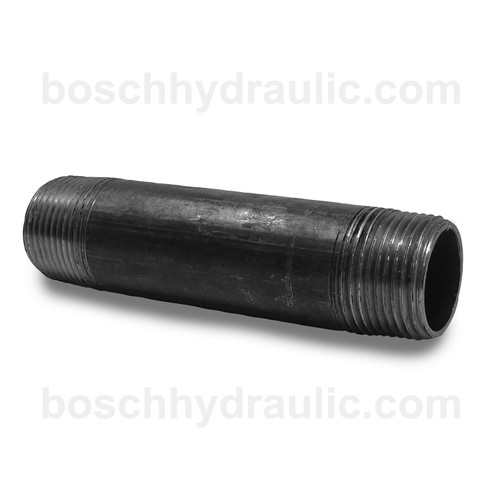 Black Pipe NPT -12 X NPT -12 Long Nipple; 4 in