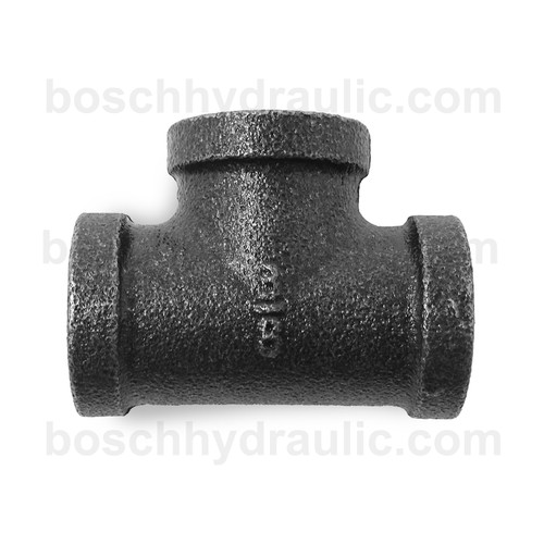 Black Pipe NPT F -06 X NPT F -06, Branch Tee