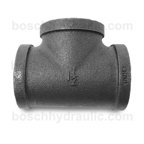 Black Pipe NPT F -24 X NPT F -24, Branch Tee