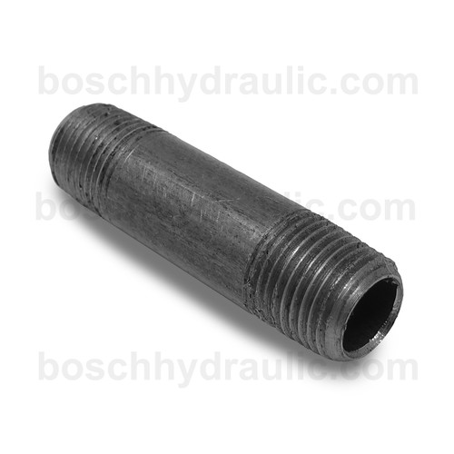Black Pipe NPT -02 X NPT -02 Long Nipple; 1.5 in
