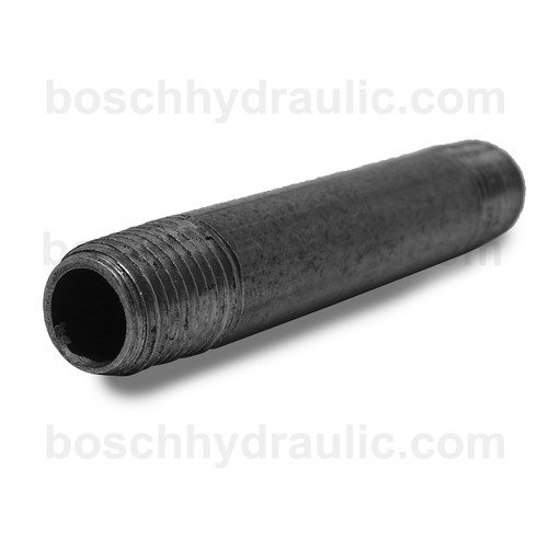 Black Nipple NPT -04 X NPT -04 Long Nipple; 3 in