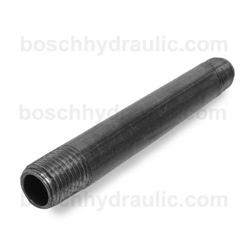 Black Pipe NPT -04 X NPT -04 Long Nipple; 4 in