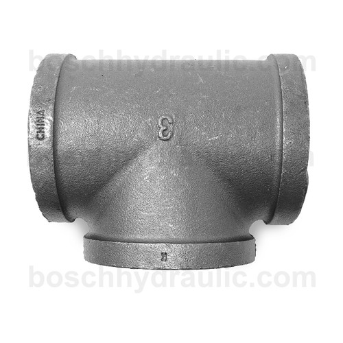 Black Pipe NPT F -48 X NPT F -48, Branch Tee