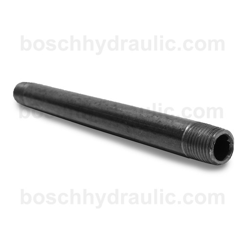 Black Pipe NPT -04 X NPT -04 Long Nipple; 6 in