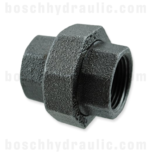 BSP F -20; GROUND JOINT UNION; BLACK PIPE