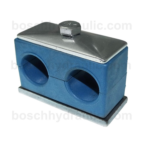 Twin Clamp Body Series Size 3 Pipe 1/2 in