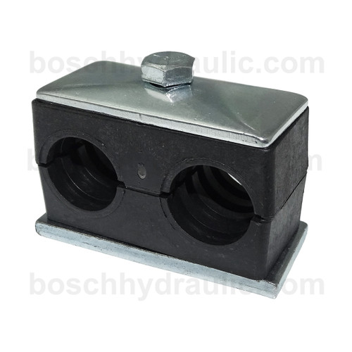 Twin Clamp Body Series Size 3 Tube 7/8 in