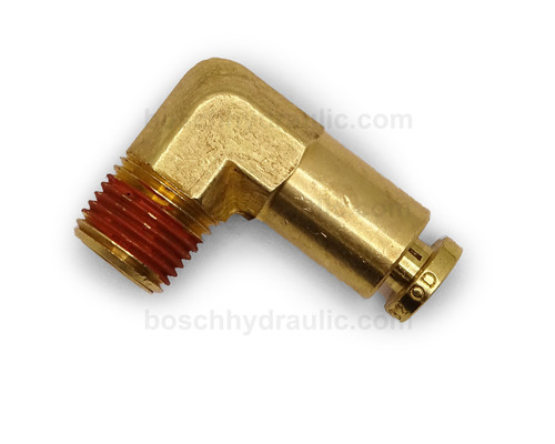 90° NPT Male X 5/32 Dot Tube Push in