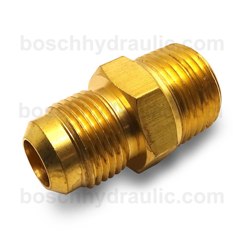 BRASS NPT M -02 X SAE 45 M - 05